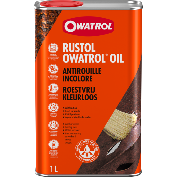 Protection Antirouille Extérieur / Intérieur Rustol Owatrol, Incolore, 0.30  L